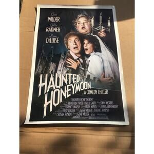 Haunted Honeymoon Movie Poster 1986 Gene Wilder Gilda Radner 27x41 Rolled